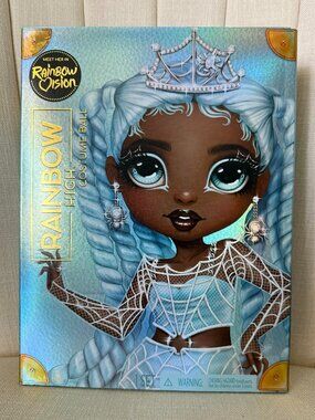 NEW Rainbow High ROBIN Sterling SPIDER web Costume Ball NIP blue doll box NIB